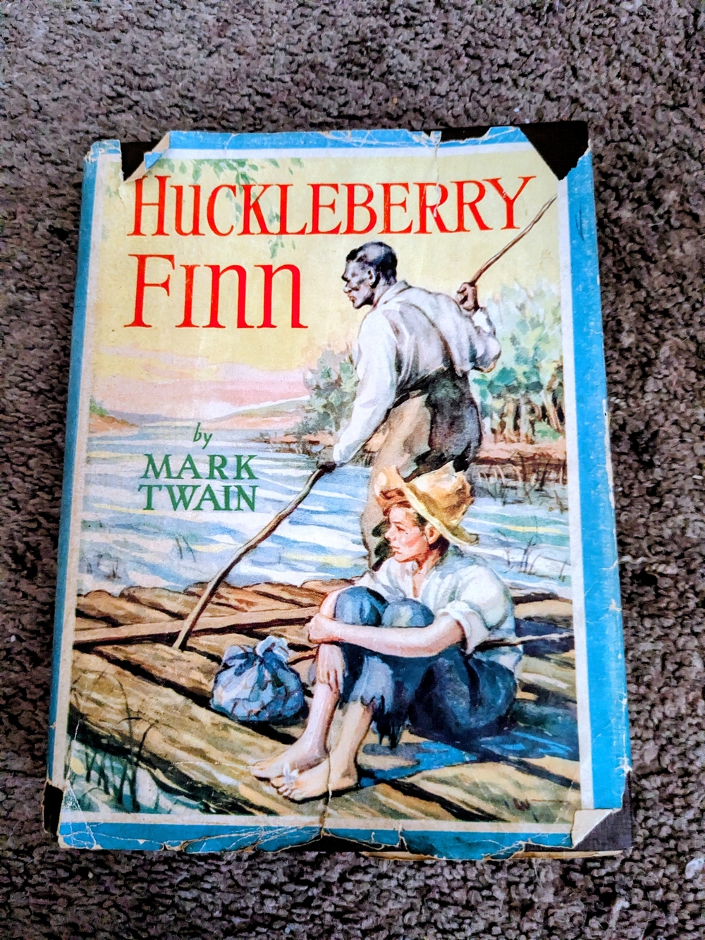 Huckleberry Finn Book: Real One